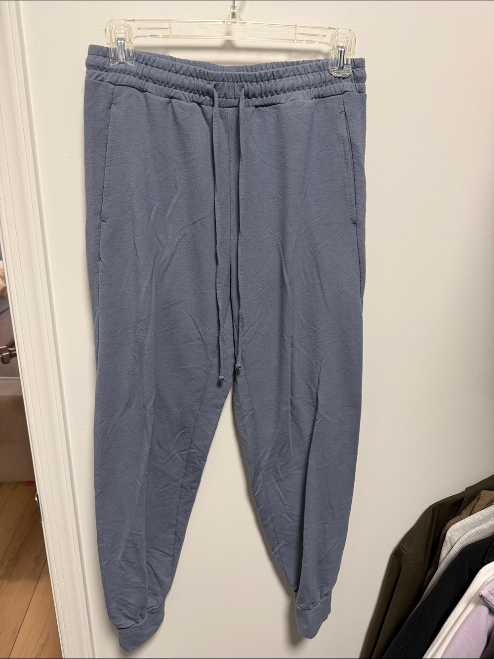 Banana Republic Slate Blue Drawstring Joggers